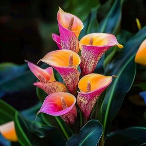 Калла Оникс купить по цене от 450р. в интернет-магазине «Посадика» с доставкой почтой в в Вологдае и по всей России – [изображение №1].