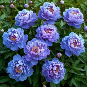 Пион Голубой лотос купить по цене от 590р. в интернет-магазине «Посадика» с доставкой почтой в в Вологдае и по всей России – [изображение №1].