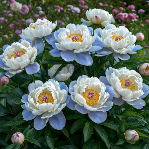 Пион Акварельный Этюд купить по цене от 806р. в интернет-магазине «Посадика» с доставкой почтой в в Вологдае и по всей России – [изображение №1].